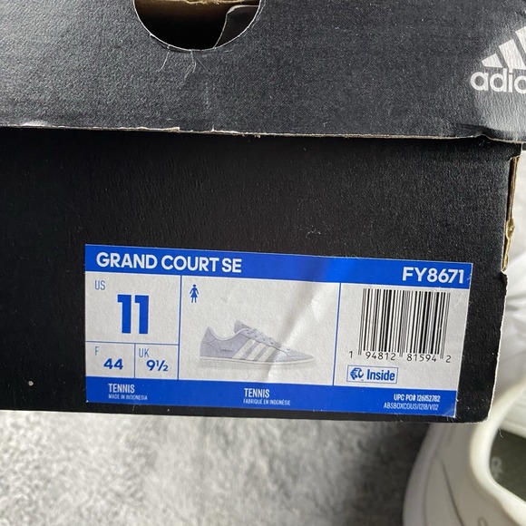 Adidas Grand Court SE Tennis Shoes Womens Size 11 White # FY8671 - Picture 12 of 14